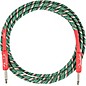 Fender Limited Edition Holiday Wreath Straight to Straight Instrument Cable 10 ft. Multi Color thumbnail