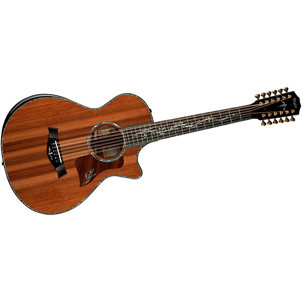 Taylor PS52ce Grand Concert 12-Fret 12-String Acoustic-Electric Guitar Shaded Edge Burst