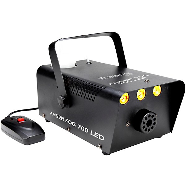 Eliminator Lighting Amber Fog 700 A 700 Watt Fog Machine With Amber LED's To Illumitae The Fog