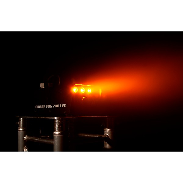 Eliminator Lighting Amber Fog 700 A 700 Watt Fog Machine With Amber LED's To Illumitae The Fog