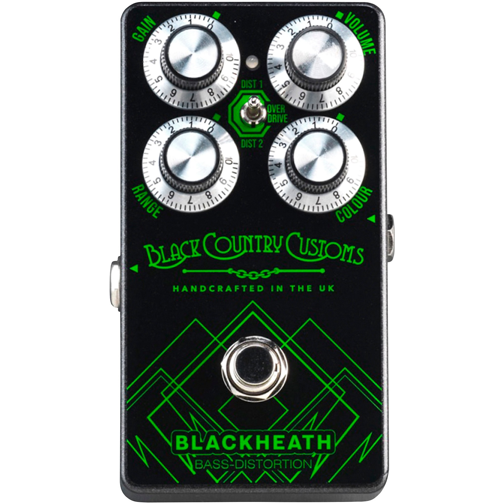 ベース Laney BLACKHEATH BASS DISTORTION Laney Blackheath Bass Distortion Effects Pedal Black