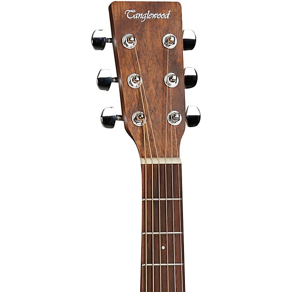Tanglewood Crossroads Dreadnought CE Mahogany Acoustic Electric Guitar Whiskey Barrel Burst