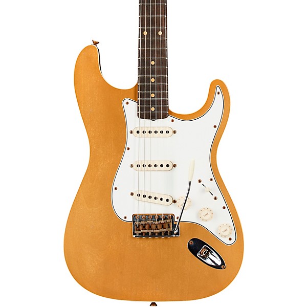 Fender Custom Shop Limited-Edition Double-Bound Stratocaster Journeyman Relic Electric Guitar Aged Aztec Gold