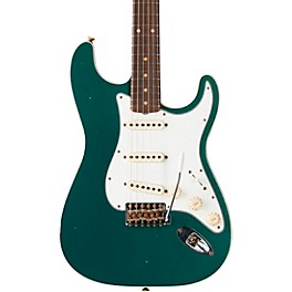 Fender Custom Shop Limited-Edition Double-Bound Stratocaster Journeyman Relic Electric Guitar Aged Sherwood Green Metallic