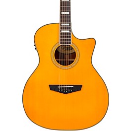 D'Angelico Premier Series... D'Angelico Premier Series Gramercy CS Cutaway Orchestra Acoustic-Electric Guitar Vintage Natural