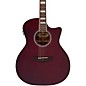 Clearance D'Angelico Premier Series Gramercy CS Cutaway Orchestra Acoustic-Electric Guitar Wine Red thumbnail