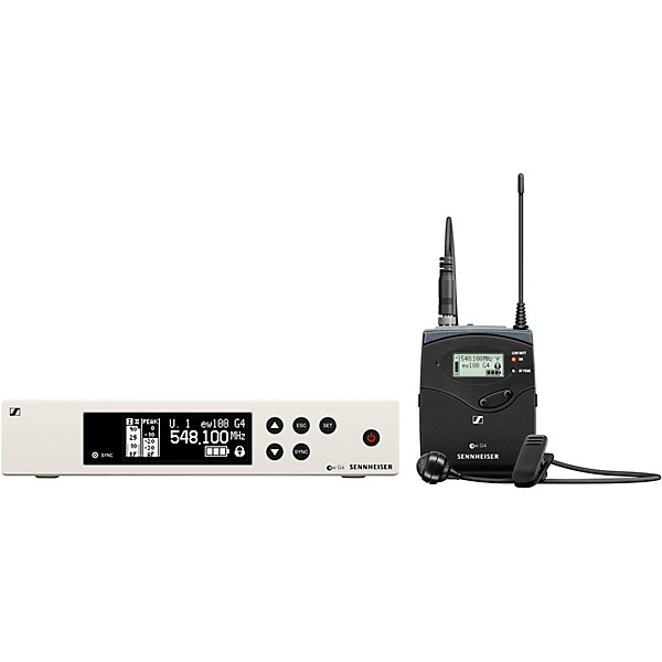 Sennheiser EW 100 G4-ME2 Omnidirectional Wireless Lavalier Microphone System Band A1