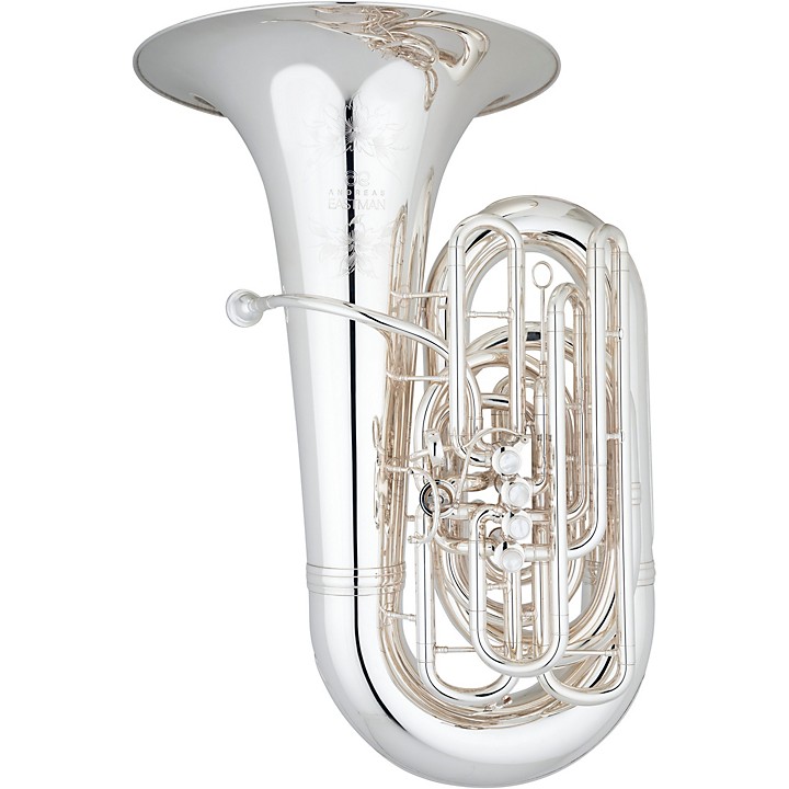 Eastman EBC832 Professional Series 5-Valve 4/4 CC Tuba Silver