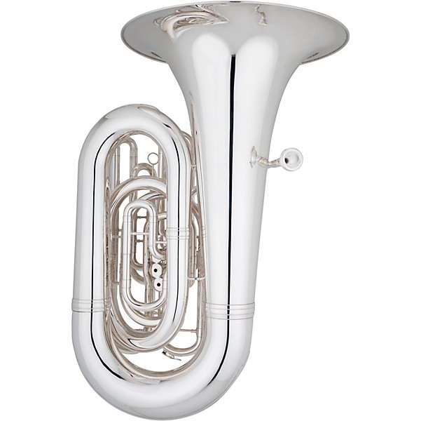 Eastman EBC832 Professional Series 5-Valve 4/4 CC Tuba Silver Yellow Brass Bell