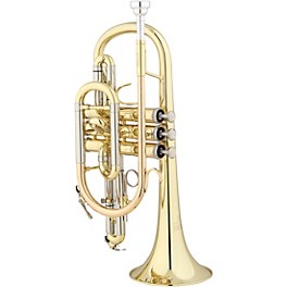 Eastman ECN422 Series Bb Cornet Silver Yellow Brass Bell Eastman ECN422 Series Bb Cornet Lacquer Yellow Brass Bell