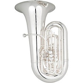 Eastman EBC836 Professional Series 5-Valve 6/4 CC Tuba Silver Yellow Brass Bell