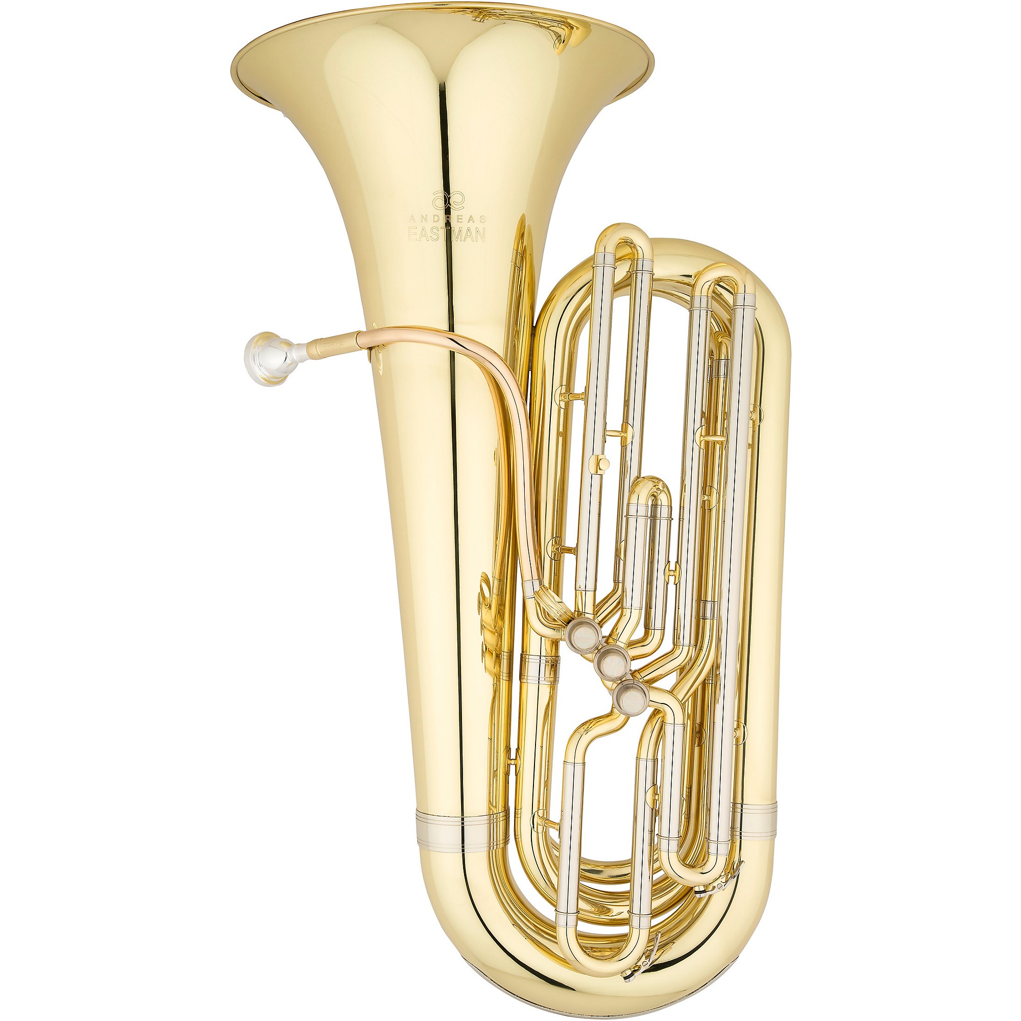 Eastman EBB2314 Student Series 3-Valve 3/4 BBb Tuba Lacquer Yellow