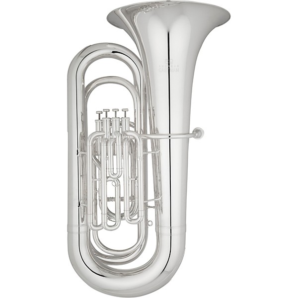 Eastman EBB431 Advanced Series 4-Valve 4/4 BBb Tuba Silver Yellow Brass Bell