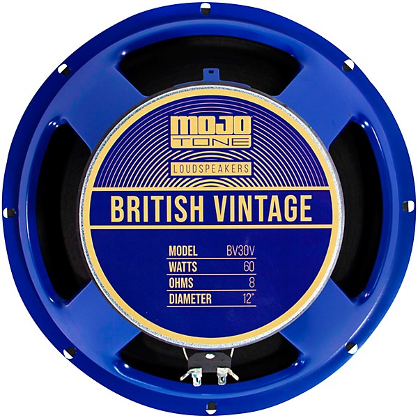 Mojotone BV-30V 60W 12" British Vintage Series Guitar Speaker 8 OHM