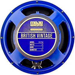 Mojotone BV-25M 25W 12" British Vintage Series Guitar Speaker 8 OHM