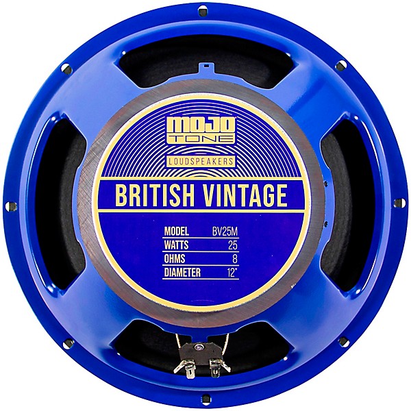 Mojotone BV-25M 25W 12" British Vintage Series Guitar Speaker 8 OHM