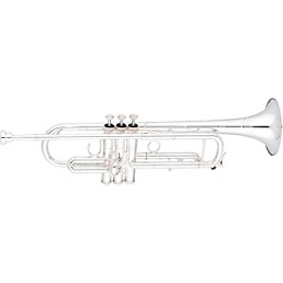 Eastman ETR834RS Professional Series C Trumpet with Reverse Leadpipe Silver Yellow Brass Bell
