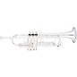 Eastman ETR834RS Professional Series C Trumpet with Reverse Leadpipe Silver Yellow Brass Bell thumbnail