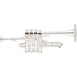 Eastman ETR823S Professional Series Bb/A Piccolo Trumpet Silver Yellow Brass Bell