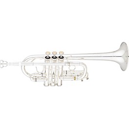 Eastman ETR540S Advanced Series Eb/D Trumpet Silver Yellow Brass Bell