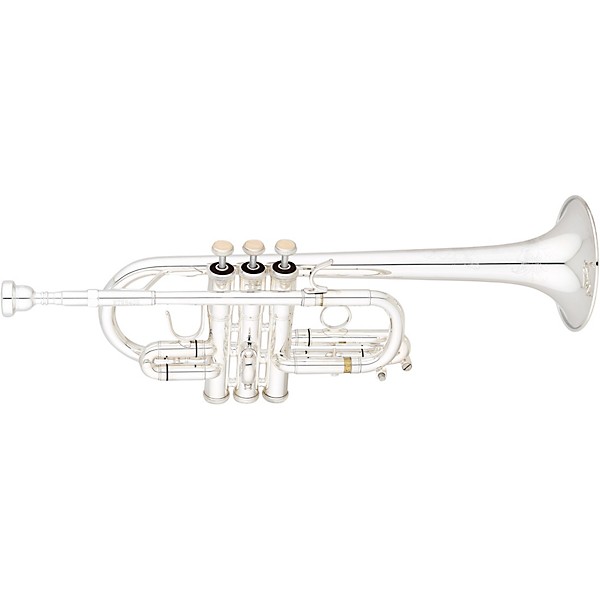 Eastman ETR540S Advanced Series Eb/D Trumpet Silver Yellow Brass Bell