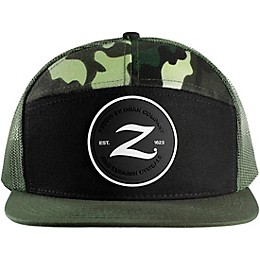 Zildjian Camo 7 Panel Trucker Hat