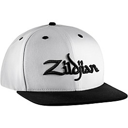 Zildjian White 6 Panel Snapback Hat