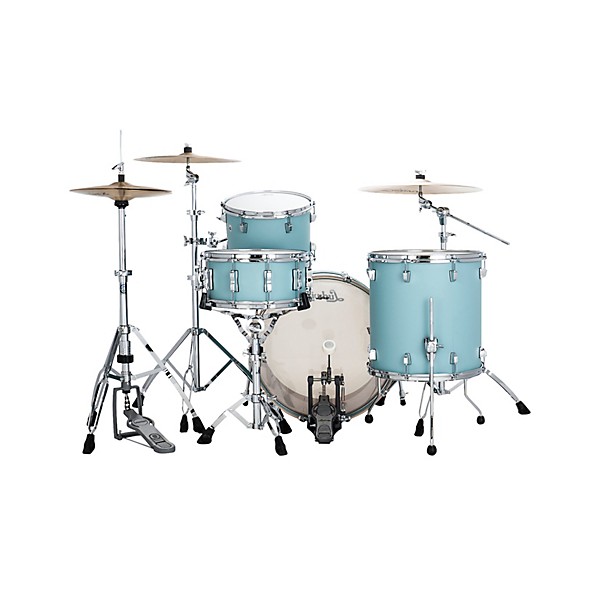 Ludwig NeuSonic 3-Piece Fab Shell Pack With 22" Bass Drum Skyline Blue