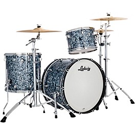 Ludwig NeuSonic 3-Piece Fab Shell Pack With 22"... Ludwig NeuSonic 3-Piece Fab Shell Pack With 22" Bass Drum Satin Blue Pearl