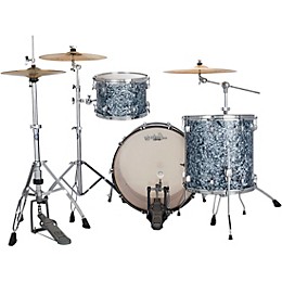 Ludwig NeuSonic 3-Piece Fab Shell Pack With 22" Bass Drum Satin Blue Pearl