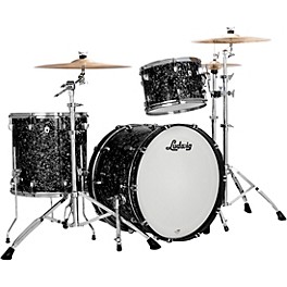 Ludwig NeuSonic 3-Piece Fab Shell Pack With 22" Bass... Ludwig NeuSonic 3-Piece Fab Shell Pack With 22" Bass Drum Ebony Pearl