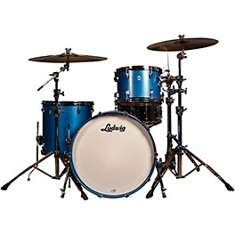 Ludwig NeuSonic 3-Piece Fab Shell Pack With 22"... Ludwig NeuSonic 3-Piece Fab Shell Pack With 22" Bass Drum Satin Royal Blue