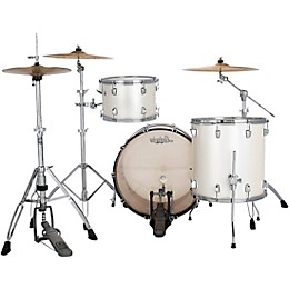 Ludwig NeuSonic 3-Piece Fab Shell Pack With 22" Bass Drum Silver Silk