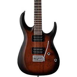 Cort X Series Bolt-On 6-String Electric Guitar Open Pore Black Cherry Burst