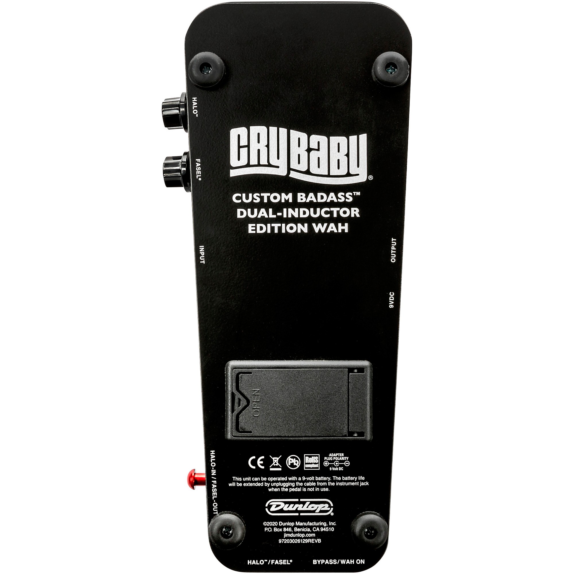 Dunlop GCB65 Cry Baby Custom Badass Dual-Inductor Edition Wah