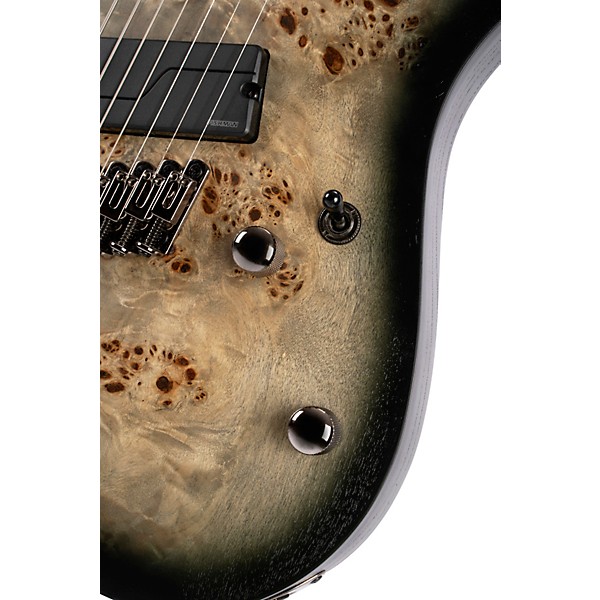 Cort KX Series 7 String Multi-Scale Electric Guitar Star Dust Black
