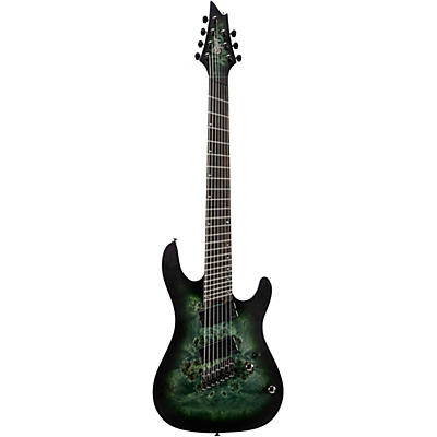 Cort Kx Series 7 String Multi-Scale Electric Guitar Star Dust Green for sale