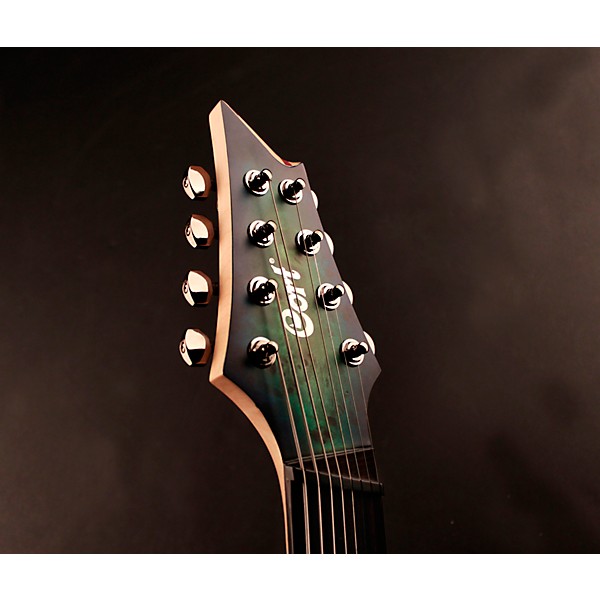 Open Box Cort KX Series 8 String Multi-Scale Electric Guitar Level 1 Mariana Blue Burst