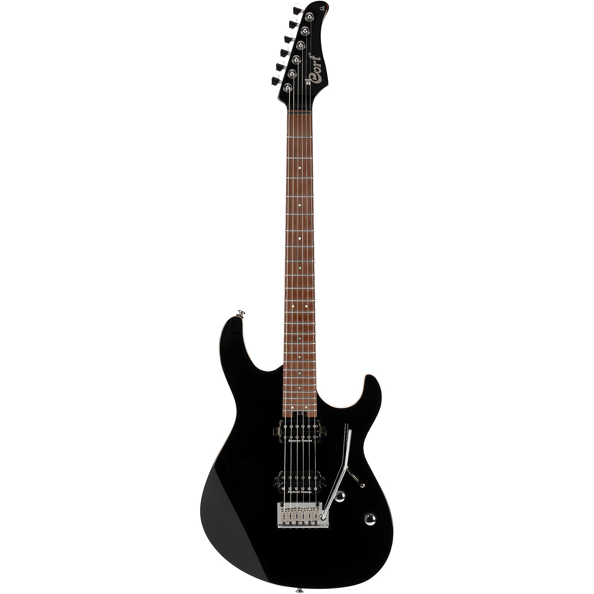 Cort G300 Pro Series Double Cutaway Electric Guitar Black Gloss