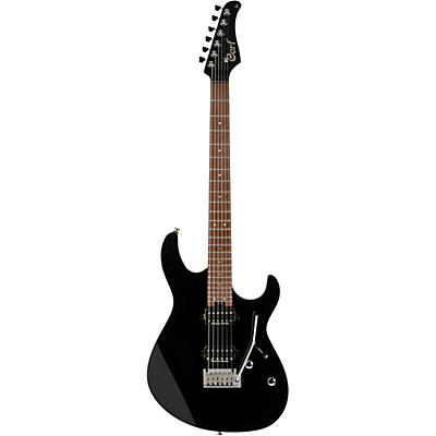 Cort G300 Pro Series Double Cutaway Electric Guitar Black Gloss for sale