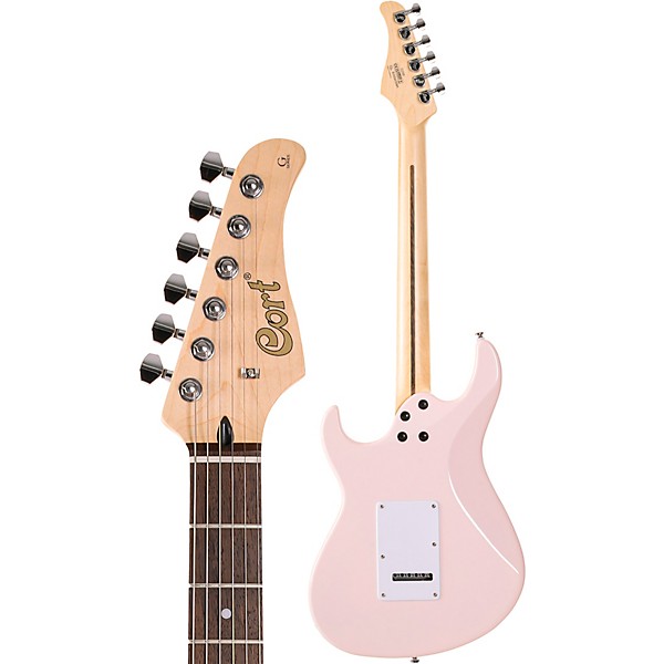 Cort G200 Double Cutaway 6-String Electric Guitar Pastel Pink