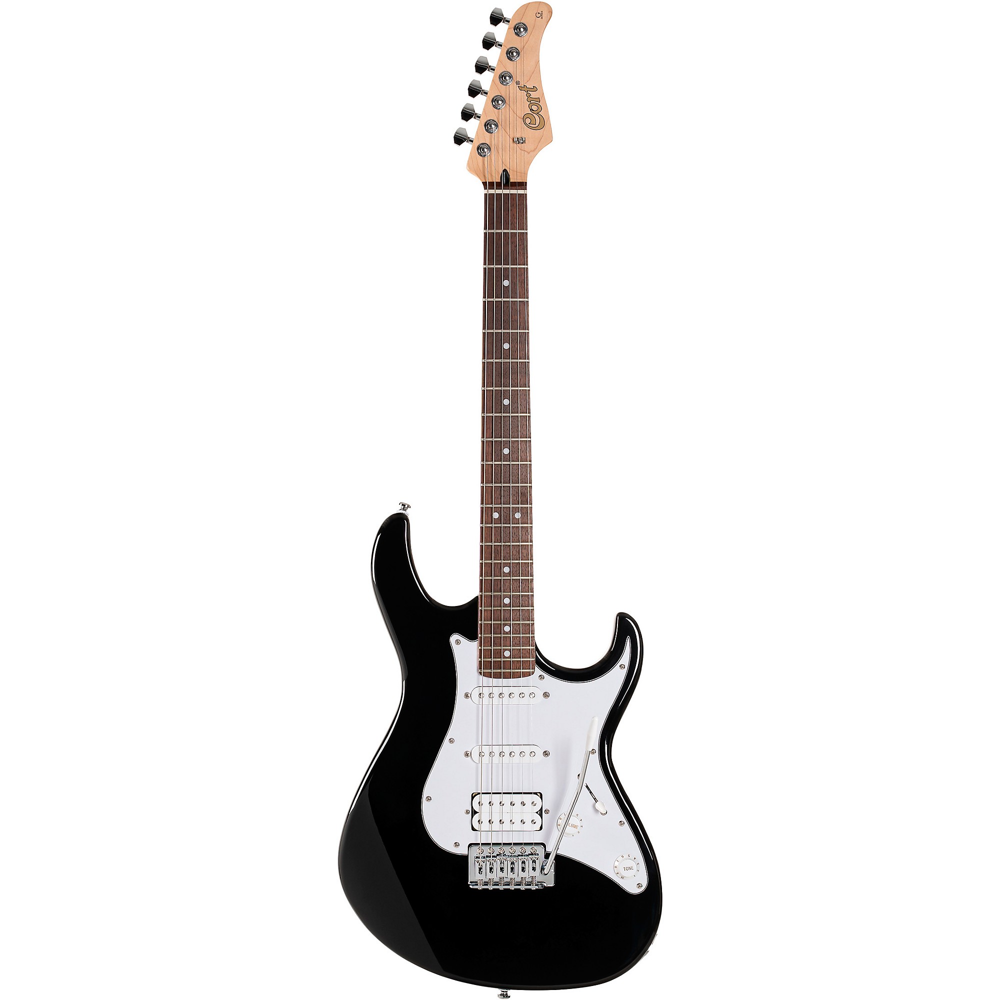 Cort G200 Double Cutaway 6-String Electric Guitar Black Gloss