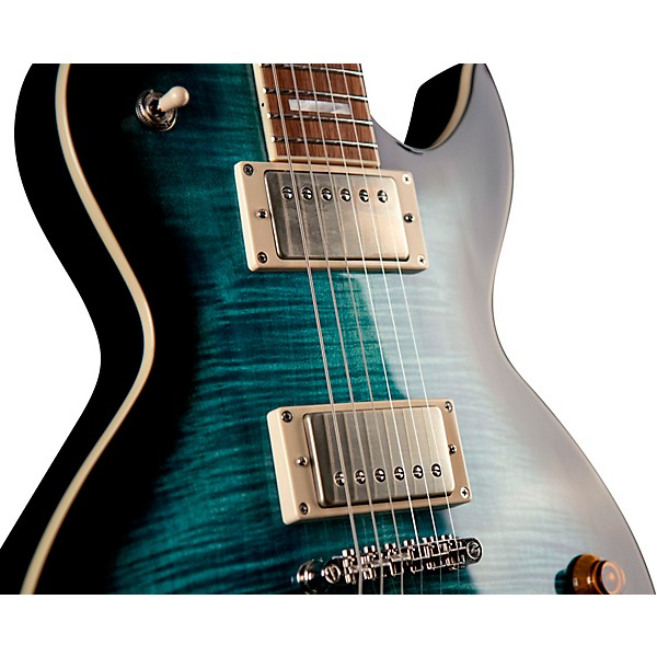 Cort Classic Rock Series Single-Cut Electric Guitar Dark Blue Burst