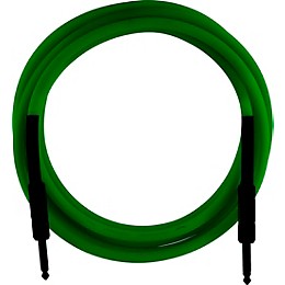Fender Professional Series Glow In The Dark Straight to Straight Instrument Cable 18.6 ft. Green