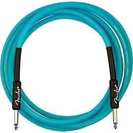 Fender Professional Series Glow In The Dark Straight to Straight Instrument Cable 10 ft. Blue