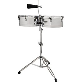 LP Performer Timbale Set With Chrome Hardware 13 and 14 in. Steel