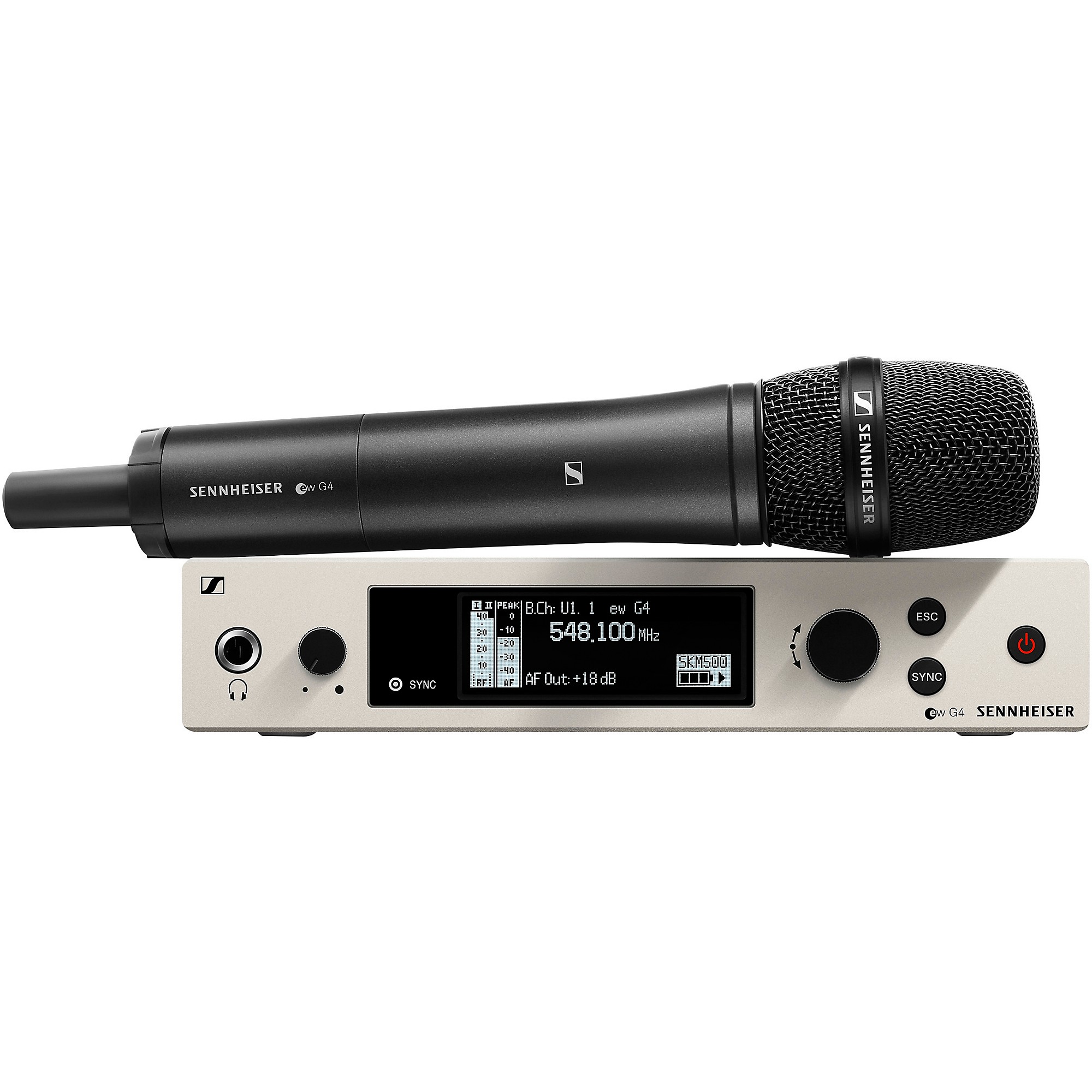 SENNHEISER EW SKM500 G4 E945ハンドヘルドマイクセット Sennheiser EW 500 G4-945 Wireless Handheld Microphone System GW1