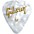 Gibson Pearloid White Picks, 12 Pack Medium Gibson Pearloid White Picks, 12 Pack Medium