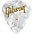 Gibson Pearloid White Picks, 12 Pack Medium Gibson Pearloid White Picks, 12 Pack Heavy