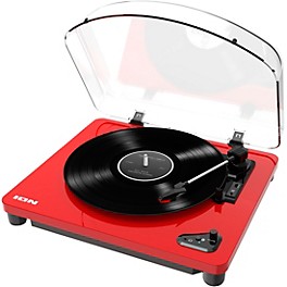 ION LP Wireless Streaming Turntable Candy Apple Red